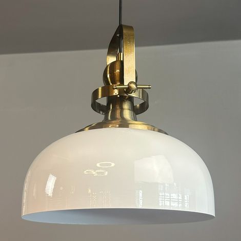 bamyum Rocha Suspension Luminaire Industrielle Rétro en Metal de 30 cm, Lustre de Salon Vintage, Éclairage de Plafond pour Chambre, Cuisine, Plafonnier, Lampe Suspendue (1/5)