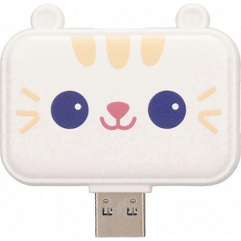 Hub USB 3 en 1, 2 ports USB 2.0 + 1 port USB 3.0, adaptateur multiprise pour souris, clavier, ordinateur portable et PC, couleur blanche, concentrateur compact (1/5)