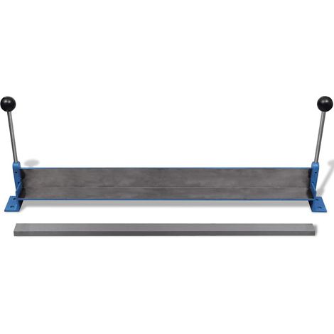 vidaXL Máquina plegadora manual de placas de acero, 760 mm (1/2)