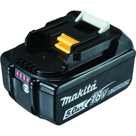 Batterie Li-Ion 18V 5,0 Ah – Indicateur LED – Temps de charge 45 min – Protection contre courts-circuits et surchauffe