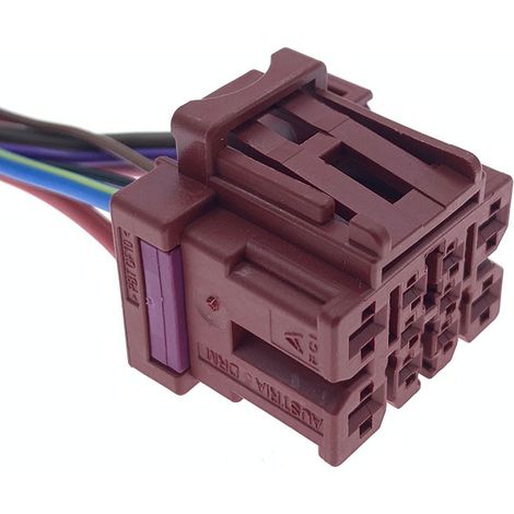 Connecteur de faisceau de câblage de siège Volkswagen Audi 4F0 937 733 B, mâle et femelle, 10 broches connecteur 4F0 937 743 B (1/4)
