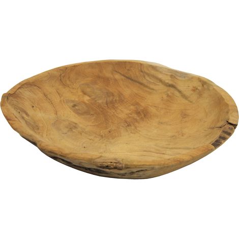 Deko-Tablett aus Teakholz, 35x30x4 cm, Topfständer - Home Styling Collection (1/5)