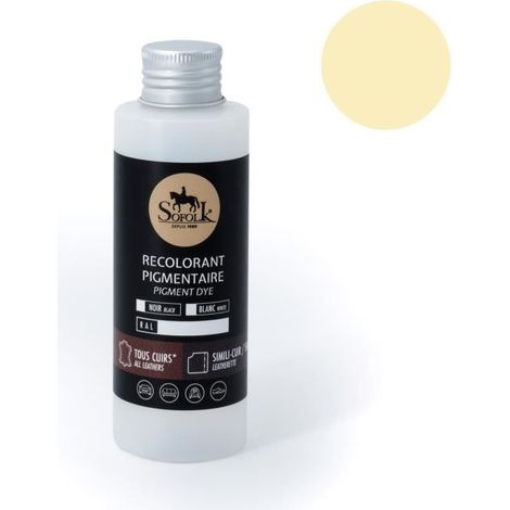 Pittura Pelle/Similpelle (125ml, 7-COQUILLE) - SOFOLK - Manutenzione per Sedile e Volante di Auto, Divano, Scarpe (1/4)