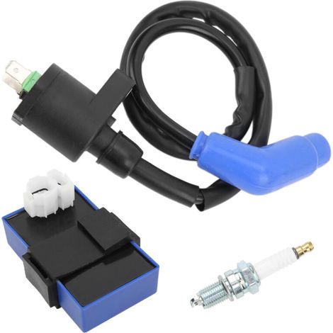 CDI unit kit with spark plug and ignition coil 30410HC4770. Replacement for Honda FourTrax 300 TRX300 2x4 1990 (1/5)