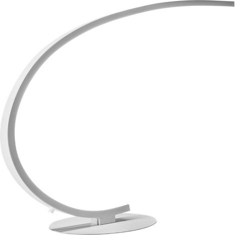 Abat-jour moderna gea luce iole l b 12w led dimmerabile alluminio lampada tavolo (1/5)
