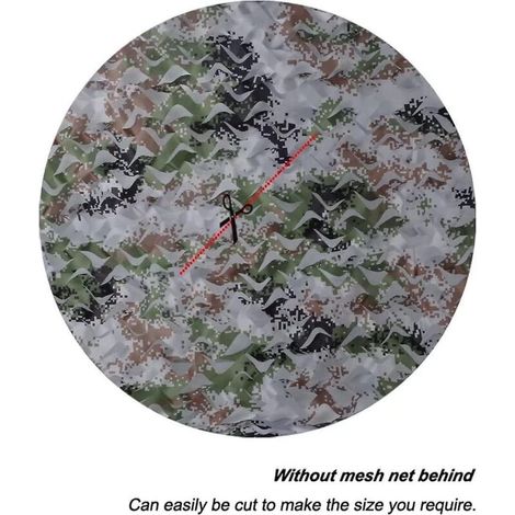 Digitales Tarnnetz Woodland 2x3m für Jagd, Dekoration und Sonnenschutz (1/4)