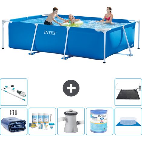 Intex Piscina con struttura Rettangolare - 300x200x75 cm - 7-pezzi S40210 (1/5)