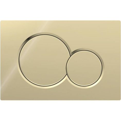 Applies to Geberit Sigma01 flush plate for dual flush: galvanized special brass (115.770.DT.5) (1/4)