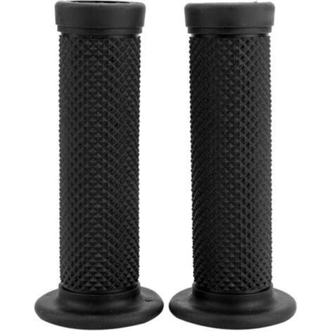 INHHUB 2 Stück 22 mm Universal Vintage Motorrad-Lenkergriffe mit Sternendekor (Schwarz) - INHHUB (1/5)