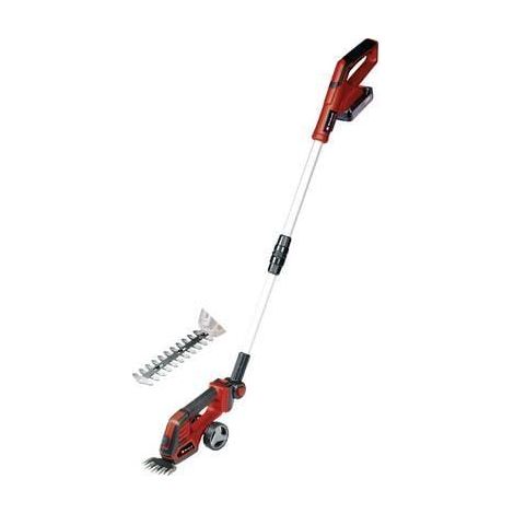 Einhell GE-CG 18/100 Li T Tijeras de césped inalámbricas negras y rojas