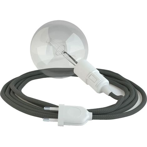Lampada sospensione creative-cables rm03 cavo 3 metri effetto seta (1/3)