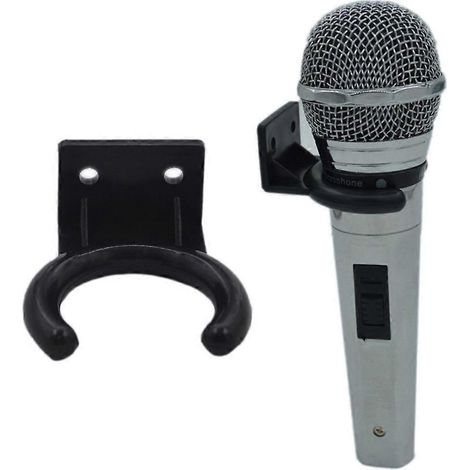 Support mural pour microphone sans fil avec crochet de fixation. (1/4)