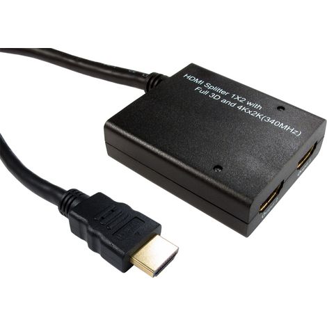 Splitter HDMI-Répartiteur RS PRO, 2 sorties, 2 ports, 4K x 2K ( Prix pour 1 )