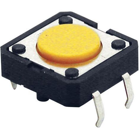 Omron B3F4000 B3F4000 Bouton-poussoir 24 V/DC 0.05 A 1 x Off/(On) à rappel (L x l x H) 12 x 12 x 4.3 mm 1 pc(s) W26836 (1/3)