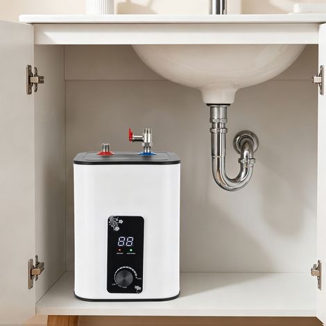240V 1,5 Kw EU PLUG Petit sous évier, chauffe-eau de stockage thermique 8L, Mini Tankless, sous évier, RV électrique TR remorque cuisine Point d'utilisation compact (1/5)