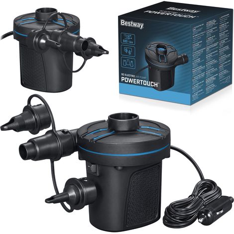 Bestway Hinchador Electrico Mechero Coche 11,3x10,1x12,2 cm 680 CM Litro/Minuto Hinchable y Camping 62257 (1/5)