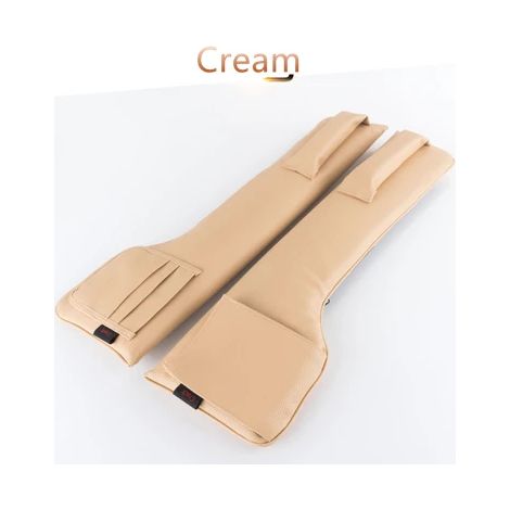 (Crème) Lot de 2 tapis de siège auto anti-fuite pour BMW E46, E90, E39, E60, F10, F30, E30, X5 et X3 (1/5)