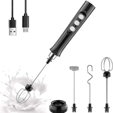 Automatischer elektrischer Milchaufschäumer mit USB-Ladefunktion, ideal für Latte Macchiato, Cappuccino und andere Kaffeespezialitäten. (1/5)