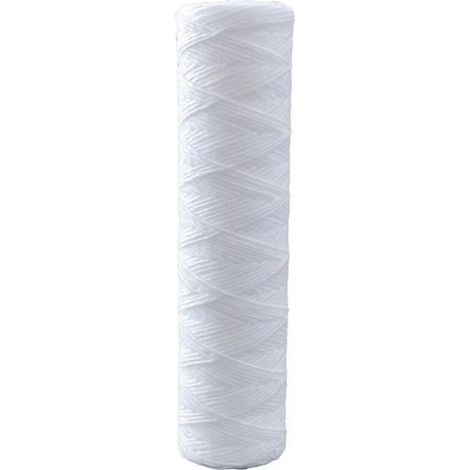 Lot de 5 cartouches filtrantes à eau 5 microns 25,4 cm pour sédiments et filtration des sédiments universels Remplacement universel Polypropylène osmose inverse Préfiltre