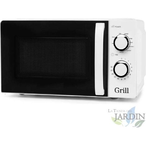Microondas Orbegozo MIG2130, 700W, 20L, Grill 900W, 9 Niveles de Potencia