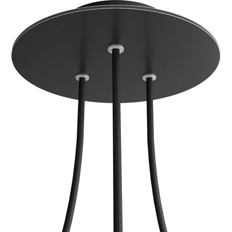Lampe creative-cables rose-one Metall schwarz 30x30 cm (1/5)