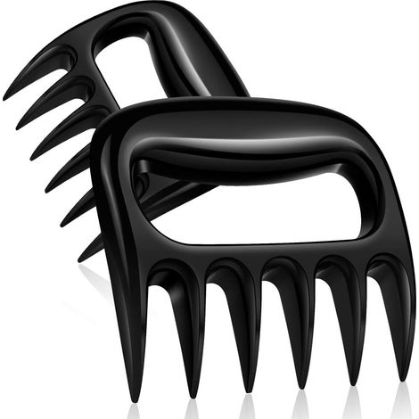 Griffes à viande pour porc effiloché, fumoir à viande, effilocheur de viande, accessoires de grillade Bear Caws (2 pièces) (1/3)