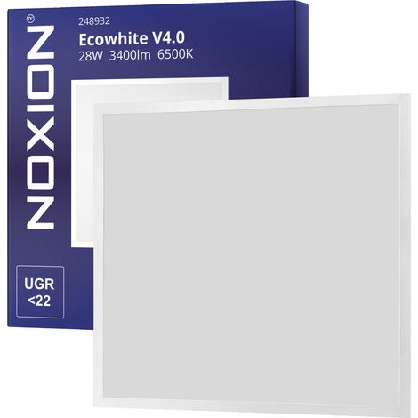 Noxion Panneau LED Ecowhite V4.0 28W 3400lm - 865 Lumière Du Jour
