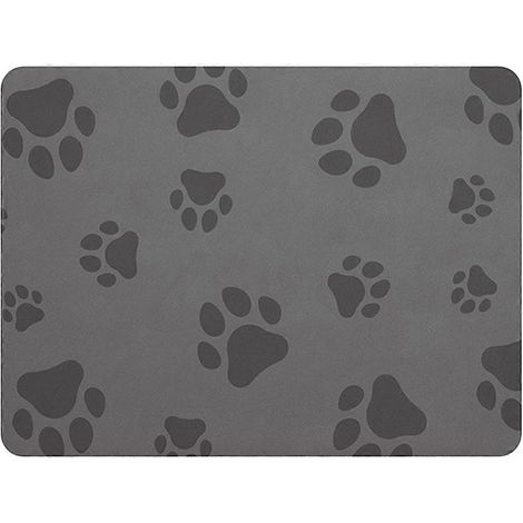 Tapis d'alimentation pour animaux de compagnie anti-taches avec base antidérapante (1/5)