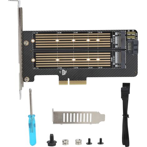 PCIe-zu-Dual-Disk-SATA-SSD-Erweiterungskarte für Windows, macOS und Linux (1/5)