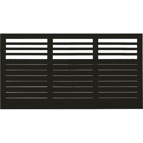 Plus Zaun Decora 180 x 95 cm RAL 9005 Schwarz
