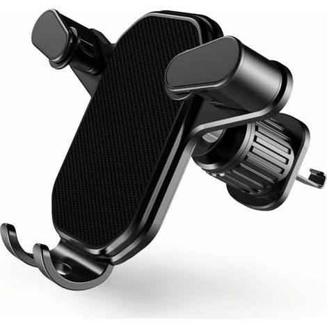 Soporte para teléfono de coche, clip mejorado para la rejilla de ventilación, brazo articulado ajustable, universal de 4,7 a 7 pulgadas, navegación manos libres (1/5)