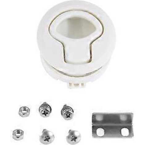 Loquet de porte rond à poignée pour porte 1/4, trappe de pont de bateau, camping-car, armoire, yacht
