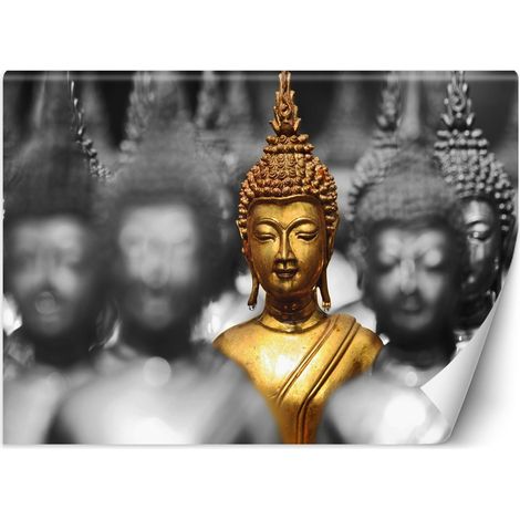 Carta Da Parati, Buddha Zen d'oro - 100x70 (1/5)