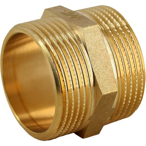 Raccord laiton - Mamelon laiton à visser 1/2''