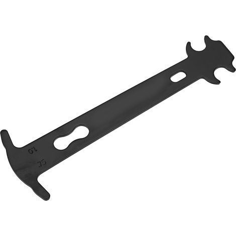 Outil de réparation de vélo de montagne avec règle de contrôle d'usure en acier, accessoire (1/5)