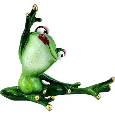 Yoga-Figur „Dame Frosch“ 12 cm (1/4)
