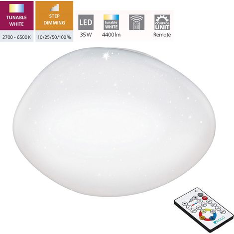 plafoniera applique led con telecomando, ø 60 cm (1/5)