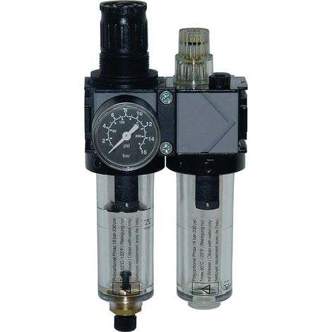Unidad de servicio tipo 488 variobloc rosca G 1/4 pulgada manual BG I 2 partes 1500 Nl / min EWO