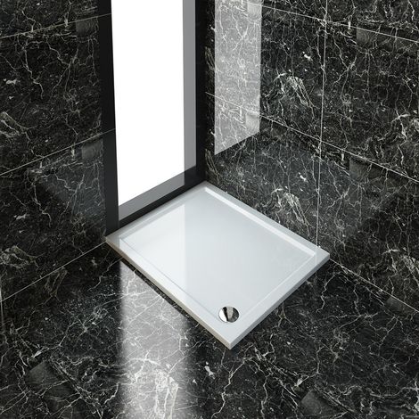 ELEGANT Rectangular 1100 x 900 x 40 mm Tray for Shower Enclosure Cubicle + Waste Trap