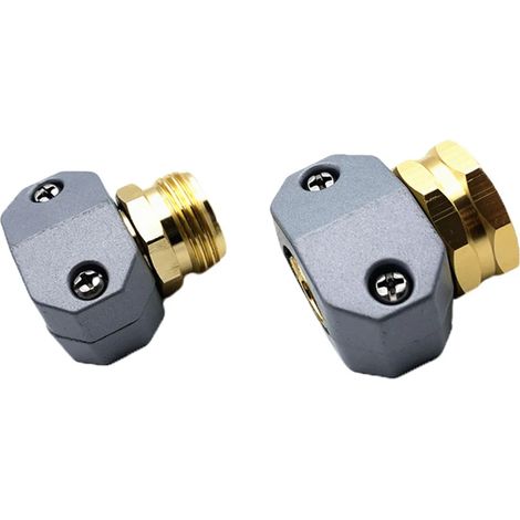 Filiyano-1 collier de réparation pour raccord de tuyau d'arrosage mâle-femelle 3/4" / 5/8" - Réparation d'équipement hydraulique