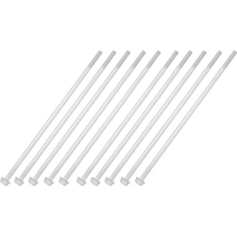 10 Vis à embase longue M8x235, pièces de rechange pour générateur d'essence, boulon à tête hexagonale (1/5)
