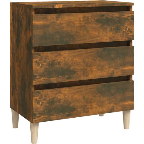 Maison Exclusive - Aparador madera contrachapada color roble ahum