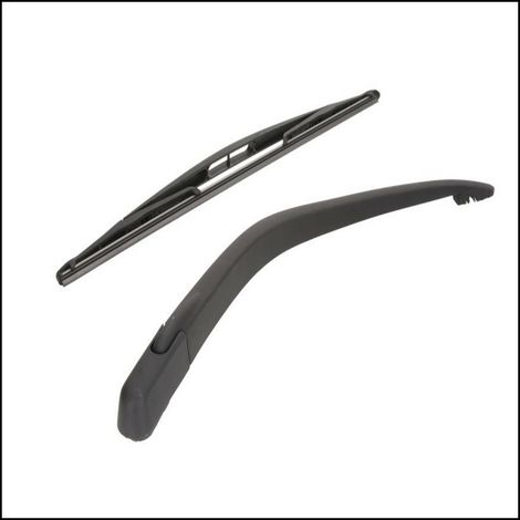 Spazzola tergilunotto completa di braccio per renault clio i (b/c) dal 1990-1998