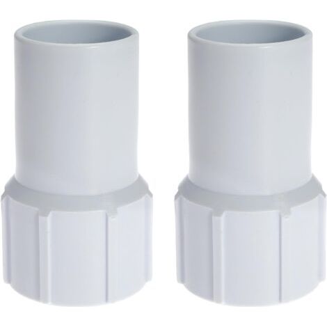 1-1/2" manchette filetée de tuyau de piscine manchette de remplacement de tuyau d’aspiration à enroulement en spirale de réparation de tuyau extrémités de tuyau (2) (1/5)