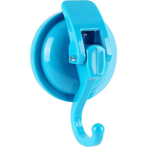 Crochet Ventouse - ABS - Charge Maximale 5 kg - Pour Surface Lisse Verre Carrelage Porte Salle De Bain Cuisine - Lot De 2 (1/4)