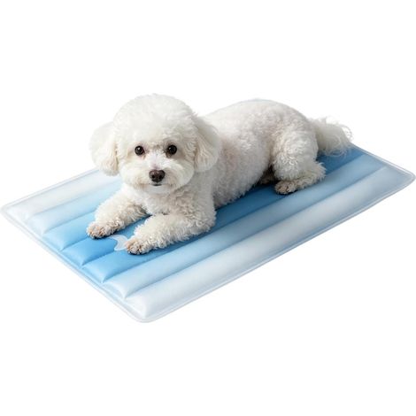 Tapis rafraîchissant respirant et lavable en gel glacé Lit rafraîchissant pour chat idéal pour la voiture, les voyages, le camping, le shopping, l'extérieur, l'intérieur et l'été (1/5)
