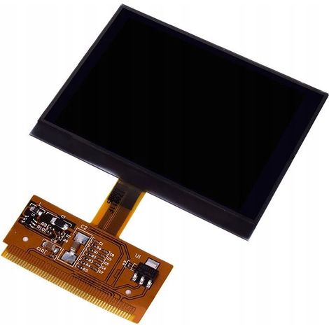 écran LCD complet FIS VDO pour compteurs VW Audi Seat Skoda – Affichage FIS grand – Feuille mate pour rétroéclairage optimal (1/3)
