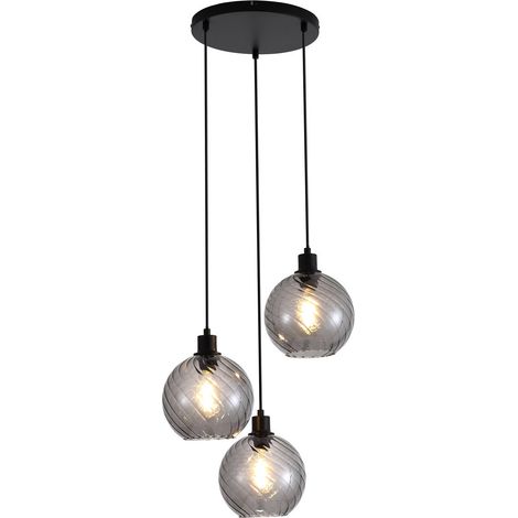 Suspension Radiance 3 lumières noir - 44520-3SM (1/5)