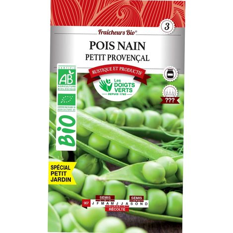 Saatgut Erbsen klein Provenzalisch BIO Die Grünen Finger 30g