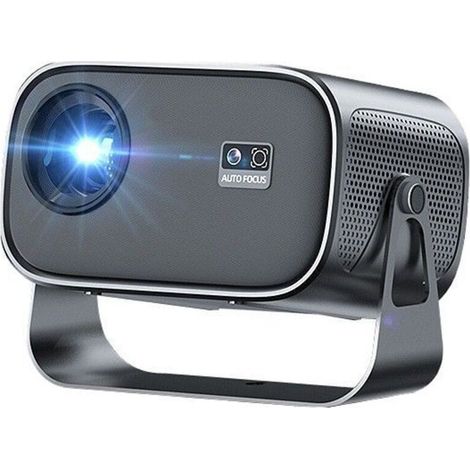 HY320 Tragbarer Android-Projektor – Full HD 1080p-Auflösung (1920 x 1080) – Bilddiagonale bis zu 200 cm – 300 Lumen Helligkeit – 60 W – Kabellose Projektion per Smartphone für Zuhause, Büro und unterw (1/4)
